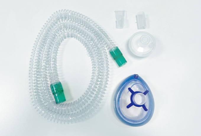 Cough assist single tubing