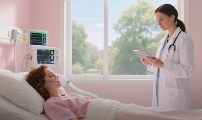 The Use of an Inspiration- Synchronized Vibrating Mesh Nebulizer for Prolonged Inhalative Iloprost Administration in