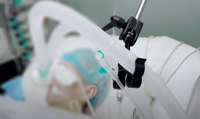 Nebulizing inhalation combined with non-invasive ventilation therapy